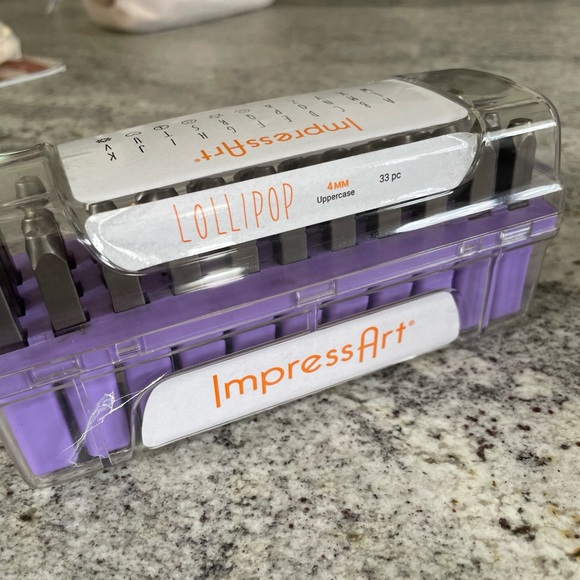 imPRESS art Lollipop Purple uppercase - Picture 10 of 10
